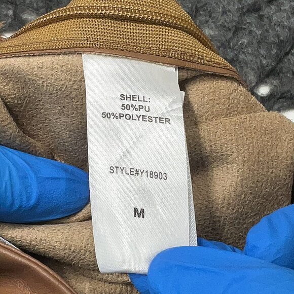 Do & Be faux leather caramel skort size M - Picture 4 of 4